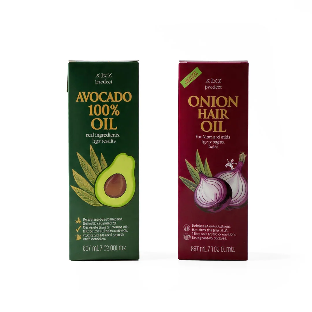 Custom Hair oil Boxes