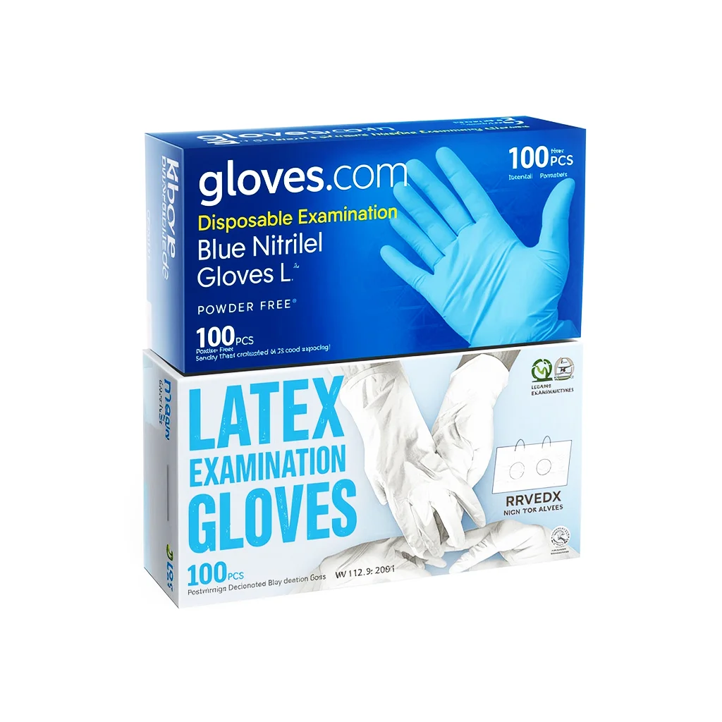 Custom Latex Gloves Packaging Boxes
