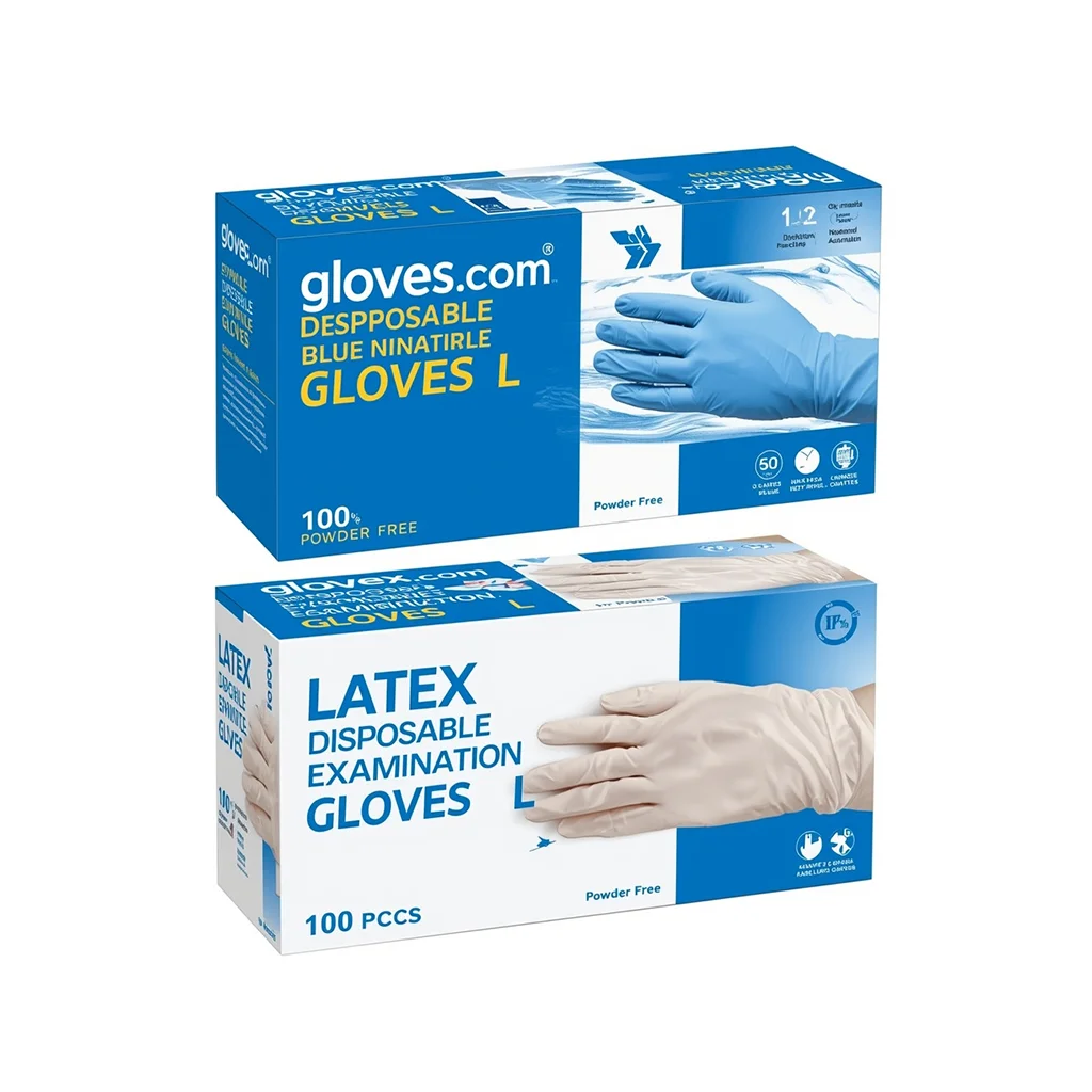 Custom Latex Gloves Packaging Boxes