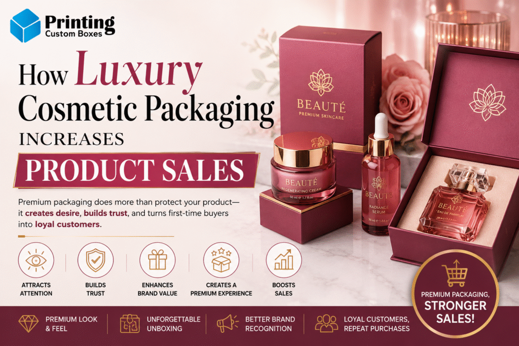 How Luxury Cosmetic Packaging Increases Product Sales