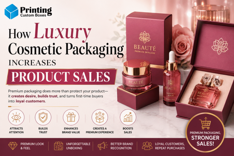 How Luxury Cosmetic Packaging Increases Product Sales